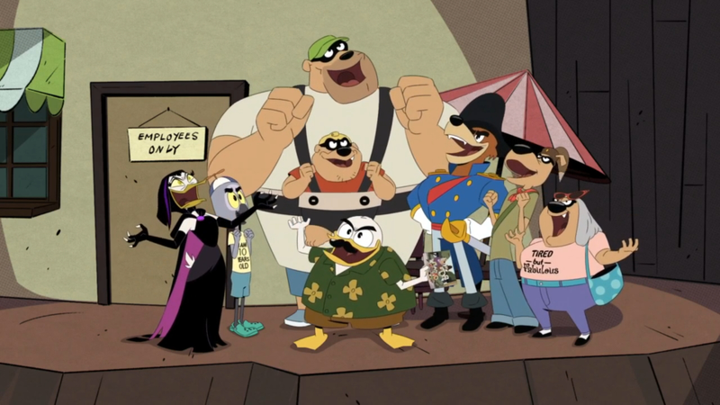 Illustration for article titled DuckTales–excuse us, GlomTales–gathers a villainous family for sweet, sweet revenge